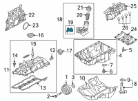 OEM Oil Filter Housing Gasket Set Diagram - 90118-WA383