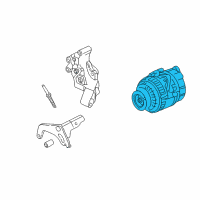 OEM 2001 Acura RL Alternator Assembly (Reman) Diagram - 06311-P5G-507RM