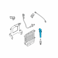 OEM Hyundai Genesis Coupe Coil Assembly-Ignition Diagram - 27300-3F100