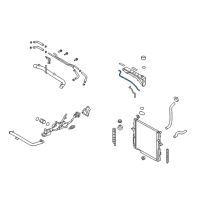 OEM Kia Sorento Hose-Radiator To Reserve Diagram - 254513E940