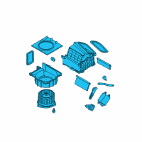 OEM Nissan 370Z Blower Assy-Front Diagram - 27200-CD00A