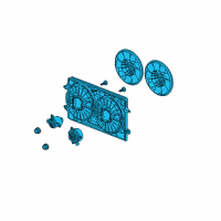 OEM 2006 Chevrolet Malibu Fan Asm-Engine Coolant (Service) Diagram - 22719384