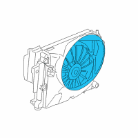 OEM 2009 Jeep Grand Cherokee Module-Radiator Cooling Diagram - 55037969AB