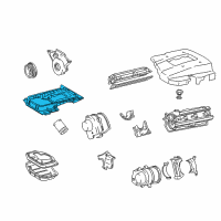 OEM 2000 Lexus GS400 Pan, Oil, NO.1 Diagram - 12111-50060