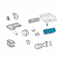 OEM 2000 Lexus SC400 Cover Sub-Assy, Cylinder Head Diagram - 11202-50030