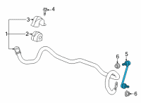 OEM Buick Envision LINK ASM-FRT STAB SHF Diagram - 84871562