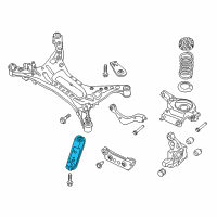 OEM 2018 Nissan Altima Stay Assy-Rear Suspension Member LH Diagram - 55452-3TA0A