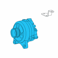 OEM Lincoln Blackwood Alternator Diagram - XU2Z-10346-AARM2