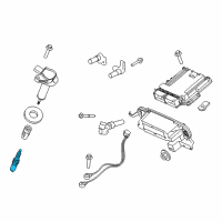 OEM 2013 Lincoln MKZ Spark Plug Diagram - CYFS-12F-5X