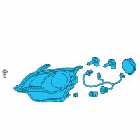 OEM Saturn Vue Composite Assembly Diagram - 22886834