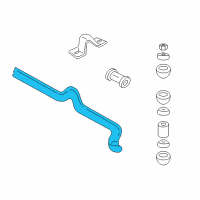 OEM 2005 Pontiac Bonneville Shaft-Front Stabilizer (30Mm) *White Diagram - 25640437