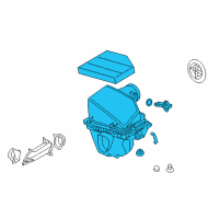 OEM 2006 BMW Z4 Intake Silencer Diagram - 13-71-7-853-886