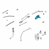 OEM 2003 Nissan 350Z Drive Assy-Windshield Wiper Diagram - 28800-CD000