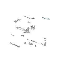 OEM 2010 Acura MDX Tube Assembly, Driver Side Feed Diagram - 53671-STX-A01