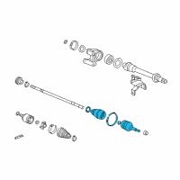 OEM 2013 Acura TSX Joint Set, Outboard Diagram - 44014-TA0-A52