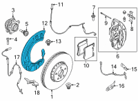 OEM BMW X7 PROTECTION PLATE RIGHT Diagram - 34-10-6-871-904