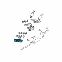 OEM 2003 Dodge Dakota Shield-Exhaust Manifold Diagram - 53030814AH