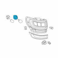 OEM 2020 Jeep Grand Cherokee Socket-Back-Up Lamp Diagram - 68219838AA