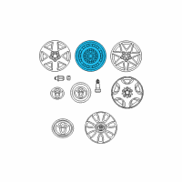 OEM 1996 Toyota Avalon Wheel, Disc Diagram - 42611-06030