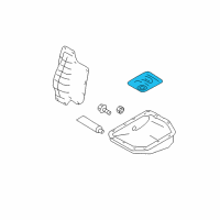 OEM 2010 Kia Rio5 Valve Body Oil Filter Assembly Diagram - 4632122731