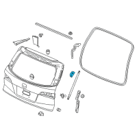 OEM 2019 Honda Pilot BRACKET, R. BODY OPEN STAY Diagram - 74824-TG7-A20