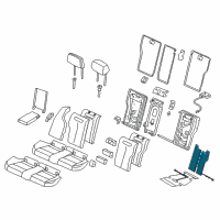 OEM BMW 340i xDrive Heating Element Backrest, Left Diagram - 52-20-7-280-185