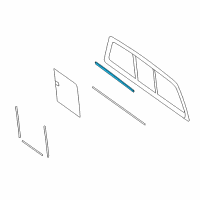 OEM 2006 Lincoln Mark LT Upper Channel Diagram - 4L3Z-15422A36-AB