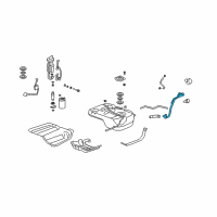 OEM Acura MDX Pipe, Fuel Filler Diagram - 17660-STX-A01