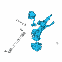 OEM 2016 Hyundai Tucson Column Assembly-Steering Diagram - 56310-D3000