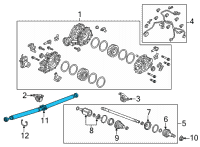 OEM 2021 Acura TLX SHAFT, PROPELLER Diagram - 40100-TGY-A53