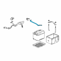 OEM 2021 Honda Accord Cable Assembly, Battery Ground Diagram - 32600-TVA-A00