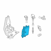 OEM 2013 Nissan NV200 Blank Engine Control Module Diagram - 23703-3LM2A