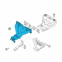 OEM 2013 Kia Forte Koup Exhaust Manifold Assembly Diagram - 285112G000