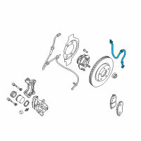 OEM Nissan Altima Hose Assy-Brake, Front Diagram - 46210-JA000