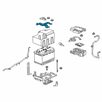 OEM 2021 Chevrolet Equinox Hold Down Diagram - 84179725