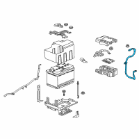 OEM 2021 Chevrolet Equinox Positive Cable Diagram - 84301795