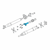 OEM Ford Slip Yoke Diagram - HC3Z-4841-A