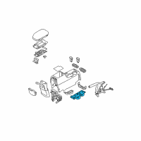 OEM 2009 Hyundai Tucson Drink Holder Diagram - 84675-2E060-Z9