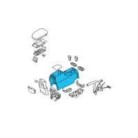 OEM 2008 Hyundai Tucson Console-Rear Diagram - 84671-2E010-U7