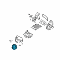 OEM Kia Motor & Fan Assembly-A/C Diagram - 971131M001