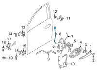 OEM BMW 228i xDrive Gran Coupe OPERATING ROD, DOOR FRONT LE Diagram - 51-21-7-474-341