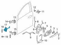 OEM 2022 BMW M235i xDrive Gran Coupe FRONT DOOR BRAKE Diagram - 51-21-7-447-993