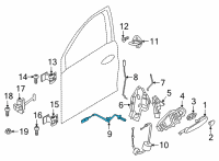 OEM BMW 228i xDrive Gran Coupe BOWDEN CABLE, DOOR OPENER, F Diagram - 51-21-7-474-350