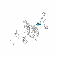 OEM 2005 Lexus SC430 Motor, Cooling Fan Diagram - 16363-50070