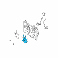 OEM Lexus Fan Diagram - 16361-50090