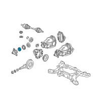 OEM Chrysler Bearing-Drive Pinion Diagram - 52111444AB