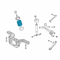 OEM 2009 Mercury Mariner Coil Spring Diagram - 9M6Z-5560-D