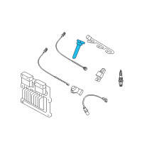 OEM 2006 Kia Optima Ignition Coil Assembly, Right Diagram - 273013E100