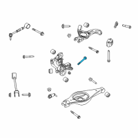 OEM 2017 Ford Mustang Hub Assembly Bolt Diagram - -W714333-S439