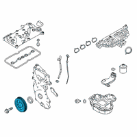 OEM Nissan PULLEY-CRANKSHAFT Diagram - 12303-5NN0A